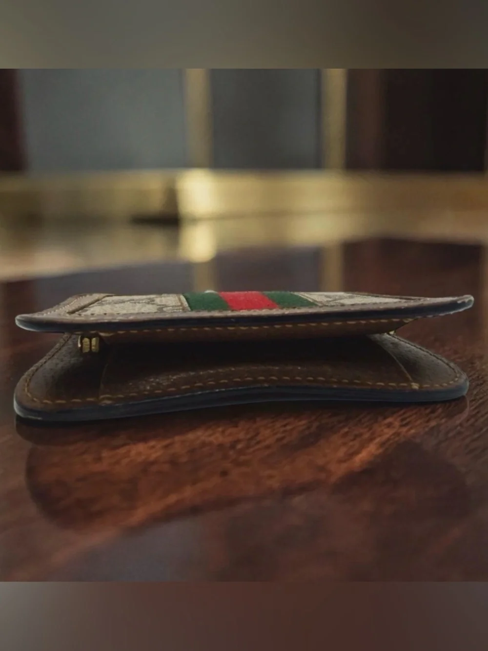 GUCCI Accessory Collection Vintage Sherry Line Kisslock Coin Purse 😍❤️ - Picture 15 of 16